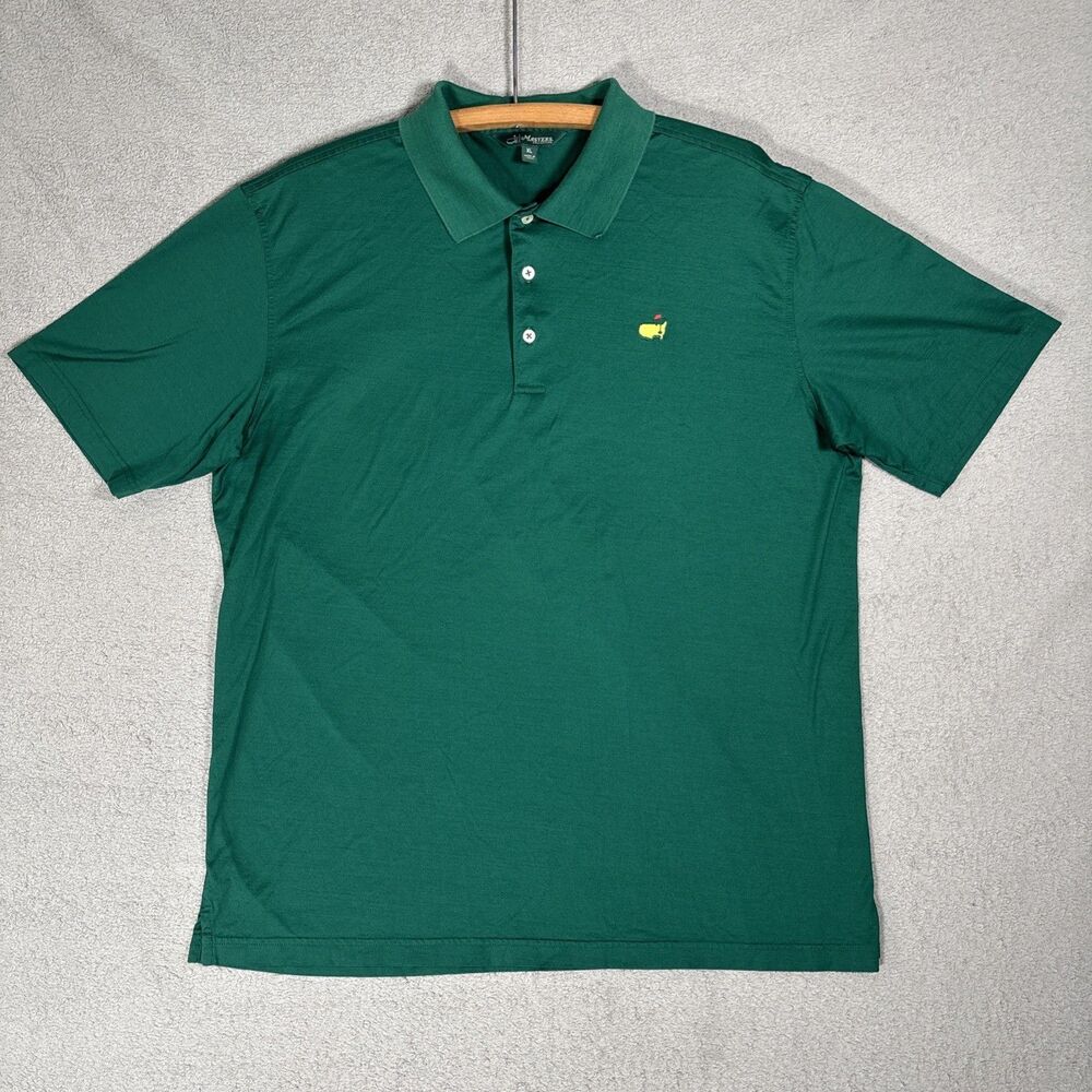 Masters Collection Polo Shirt Men’s Size XL Green Pima Cotton Golf Da